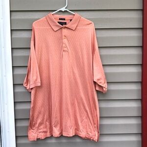Oliver Harris men’s orange short sleeve polo 5/25